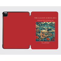 Thumbnail for VINTAGE G4270 - The Lagoon School Bus - Designed iPad & Samsung Tablet Cases design on red ipad