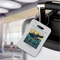 Thumbnail for VINTAGE G4271 - The Pearl Diver's Lift - Acrylic Luggage Tags design on lightgray
