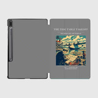 Thumbnail for VINTAGE G4272 - The Tide Table Takeoff - Designed iPad & Samsung Tablet Cases design on gray samsung
