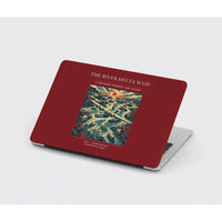 Thumbnail for VINTAGE G4274 - The River Delta Maze - Designed MacBook Cases design on darkred