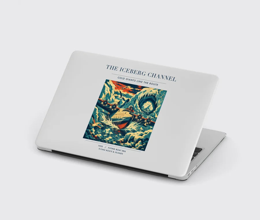 VINTAGE G4276 - The Iceberg Channel - Designed MacBook Cases design on lightgray