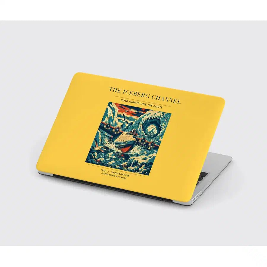 VINTAGE G4276 - The Iceberg Channel - Designed MacBook Cases design on yellow
