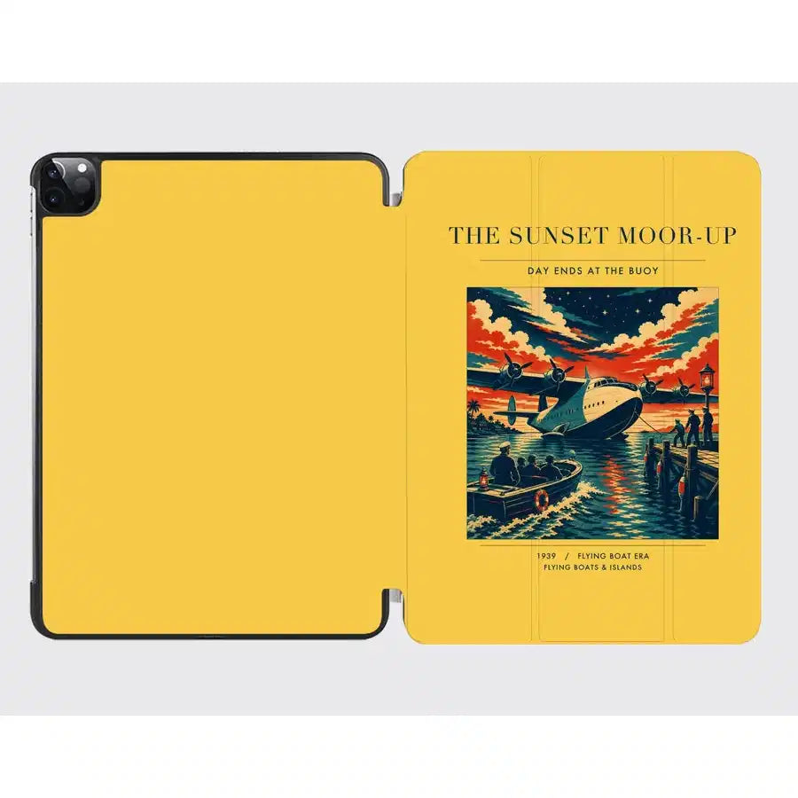 VINTAGE G4277 - The Sunset Moor-Up - Designed iPad & Samsung Tablet Cases design on yellow ipad