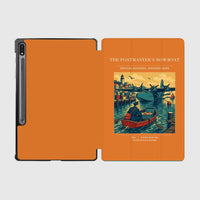 Thumbnail for VINTAGE G4278 - The Postmaster's Rowboat - Designed iPad & Samsung Tablet Cases design on orange samsung