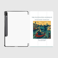 Thumbnail for VINTAGE G4278 - The Postmaster's Rowboat - Designed iPad & Samsung Tablet Cases design on white samsung