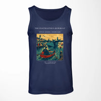 Thumbnail for VINTAGE G4278 - The Postmaster's Rowboat - Designed Tank Tops design on darkblue