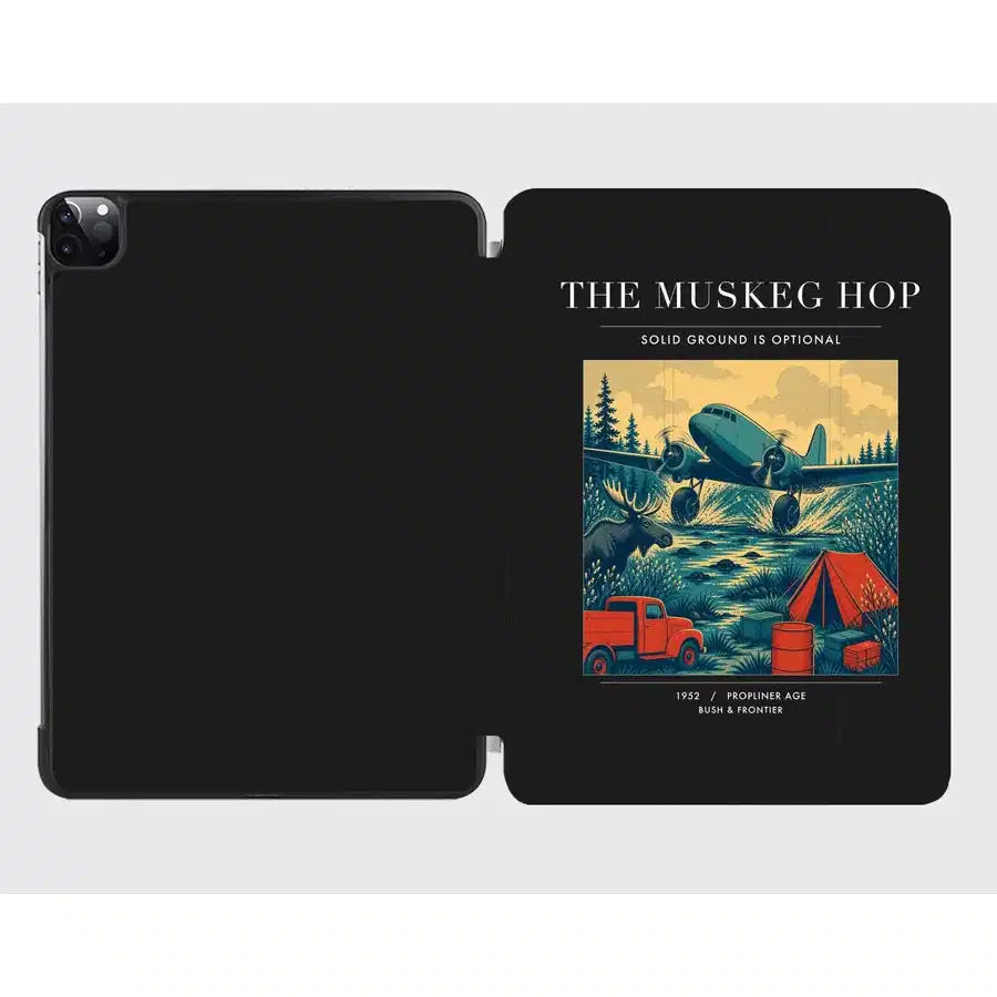 VINTAGE G4282 - The Muskeg Hop - Designed iPad & Samsung Tablet Cases design on black ipad