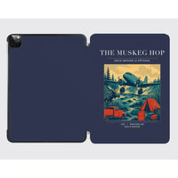 Thumbnail for VINTAGE G4282 - The Muskeg Hop - Designed iPad & Samsung Tablet Cases design on navyblue ipad