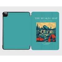 Thumbnail for VINTAGE G4282 - The Muskeg Hop - Designed iPad & Samsung Tablet Cases design on turquoise ipad