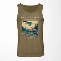 Thumbnail for VINTAGE G4283 - The Cache Drop - Designed Tank Tops design on greenarmy
