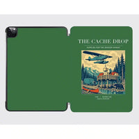 Thumbnail for VINTAGE G4283 - The Cache Drop - Designed iPad & Samsung Tablet Cases design on green ipad