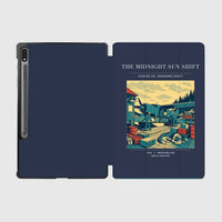 Thumbnail for VINTAGE G4284 - The Midnight Sun Shift - Designed iPad & Samsung Tablet Cases design on navyblue samsung