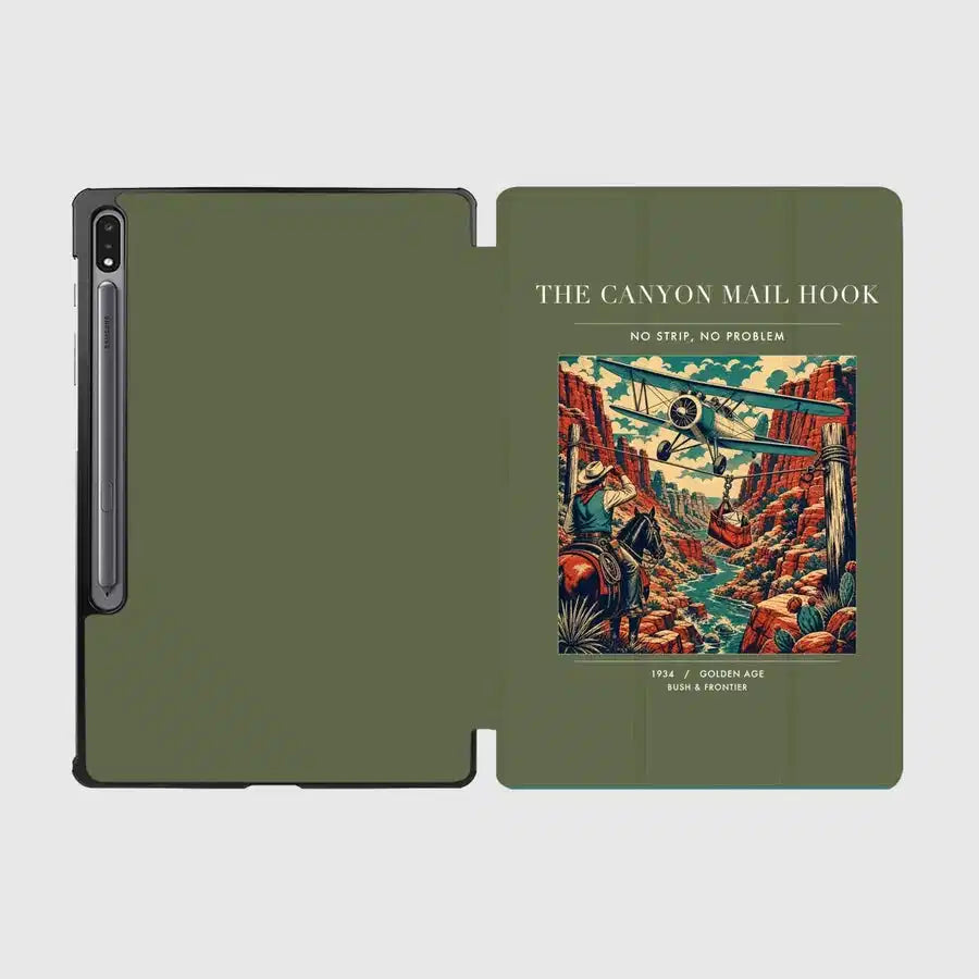 VINTAGE G4285 - The Canyon Mail Hook - Designed iPad & Samsung Tablet Cases design on greenarmy samsung