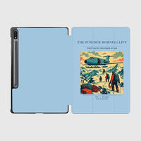 Thumbnail for VINTAGE G4287 - The Powder Morning Lift - Designed iPad & Samsung Tablet Cases design on lightblue samsung