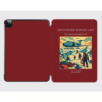 Thumbnail for VINTAGE G4287 - The Powder Morning Lift - Designed iPad & Samsung Tablet Cases design on darkred ipad