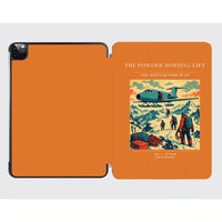 Thumbnail for VINTAGE G4287 - The Powder Morning Lift - Designed iPad & Samsung Tablet Cases design on orange ipad