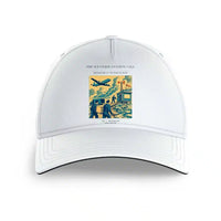 Thumbnail for VINTAGE G4288 - The Weather Station Call - Printed Hat design on white