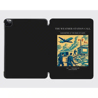Thumbnail for VINTAGE G4288 - The Weather Station Call - Designed iPad & Samsung Tablet Cases design on black ipad