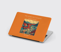Thumbnail for VINTAGE G4289 - The Salmon Run Charter - Designed MacBook Cases design on orange