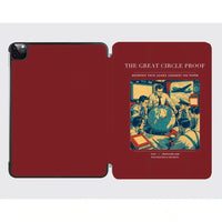 Thumbnail for VINTAGE G4292 - The Great Circle Proof - Designed iPad & Samsung Tablet Cases design on darkred ipad