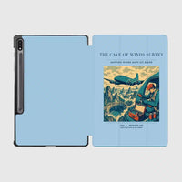 Thumbnail for VINTAGE G4293 - The Cave Of Winds Survey - Designed iPad & Samsung Tablet Cases design on lightblue samsung