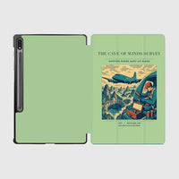 Thumbnail for VINTAGE G4293 - The Cave Of Winds Survey - Designed iPad & Samsung Tablet Cases design on lightgreen samsung