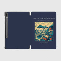 Thumbnail for VINTAGE G4293 - The Cave Of Winds Survey - Designed iPad & Samsung Tablet Cases design on navyblue samsung
