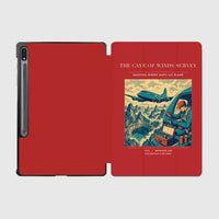 Thumbnail for VINTAGE G4293 - The Cave Of Winds Survey - Designed iPad & Samsung Tablet Cases design on red samsung