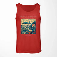 Thumbnail for VINTAGE G4293 - The Cave Of Winds Survey - Designed Tank Tops design on red