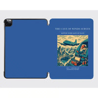 Thumbnail for VINTAGE G4293 - The Cave Of Winds Survey - Designed iPad & Samsung Tablet Cases design on blue ipad