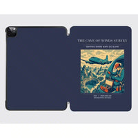 Thumbnail for VINTAGE G4293 - The Cave Of Winds Survey - Designed iPad & Samsung Tablet Cases design on navyblue ipad