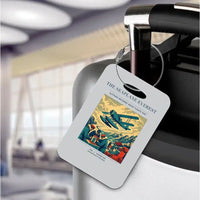 Thumbnail for VINTAGE G4296 - The Seaplane Everest - Acrylic Luggage Tags design on lightgray