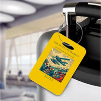 Thumbnail for VINTAGE G4296 - The Seaplane Everest - Acrylic Luggage Tags design on yellow