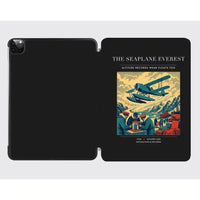 Thumbnail for VINTAGE G4296 - The Seaplane Everest - Designed iPad & Samsung Tablet Cases design on black ipad