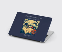 Thumbnail for VINTAGE G4297 - The Navigator's Stars - Designed MacBook Cases design on navyblue
