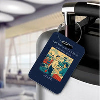 Thumbnail for VINTAGE G4298 - The Youngest License - Acrylic Luggage Tags design on navyblue