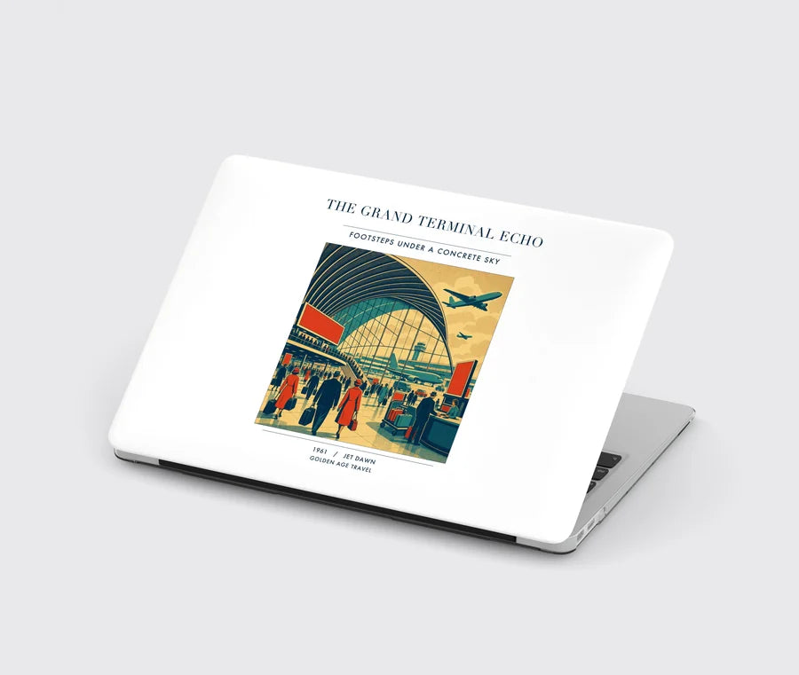 VINTAGE G4300 - The Grand Terminal Echo - Designed MacBook Cases design on white
