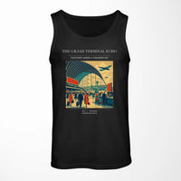 Thumbnail for VINTAGE G4300 - The Grand Terminal Echo - Designed Tank Tops design on black