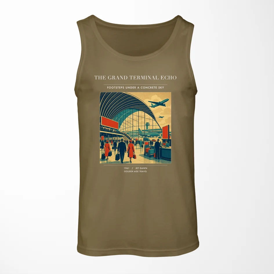 VINTAGE G4300 - The Grand Terminal Echo - Designed Tank Tops design on greenarmy