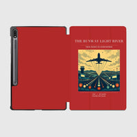 Thumbnail for VINTAGE G4303 - The Runway Light River - Designed iPad & Samsung Tablet Cases design on red samsung