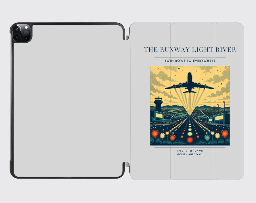 VINTAGE G4303 - The Runway Light River - Designed iPad & Samsung Tablet Cases design on lightgray ipad