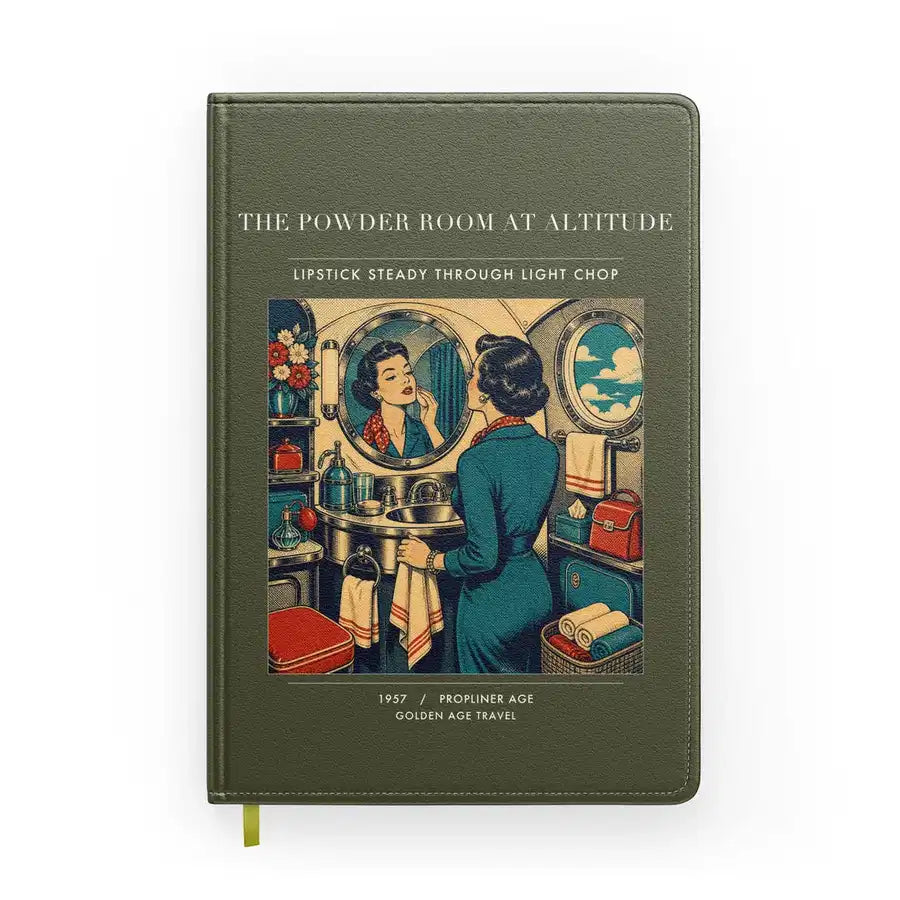 VINTAGE G4305 - The Powder Room At Altitude - Designed Notebooks design on greenarmy