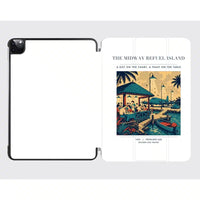Thumbnail for VINTAGE G4309 - The Midway Refuel Island - Designed iPad & Samsung Tablet Cases design on white ipad