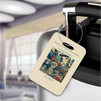 Thumbnail for VINTAGE G4311 - The Bicycle Messenger Handoff - Acrylic Luggage Tags design on beige