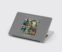 Thumbnail for VINTAGE G4311 - The Bicycle Messenger Handoff - Designed MacBook Cases design on gray
