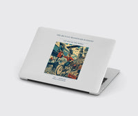 Thumbnail for VINTAGE G4311 - The Bicycle Messenger Handoff - Designed MacBook Cases design on lightgray