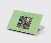 Thumbnail for VINTAGE G4311 - The Bicycle Messenger Handoff - Designed MacBook Cases design on lightgreen
