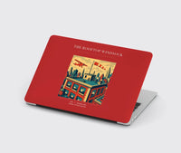 Thumbnail for VINTAGE G4312 - The Rooftop Windsock - Designed MacBook Cases design on red