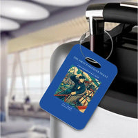 Thumbnail for VINTAGE G4321 - The First Passenger Ticket - Acrylic Luggage Tags design on blue