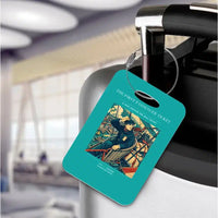 Thumbnail for VINTAGE G4321 - The First Passenger Ticket - Acrylic Luggage Tags design on turquoise